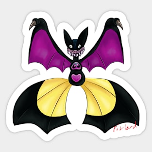 Grinning bat Sticker